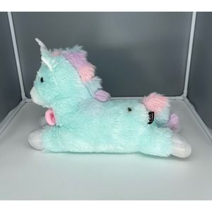 FAO Schwarz 15" Pink Unicorn Plush Stuffed Anima with LED Lights & Sungs